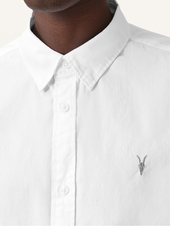 All Saints White Button-Down Shirt - Picture 11 of 11